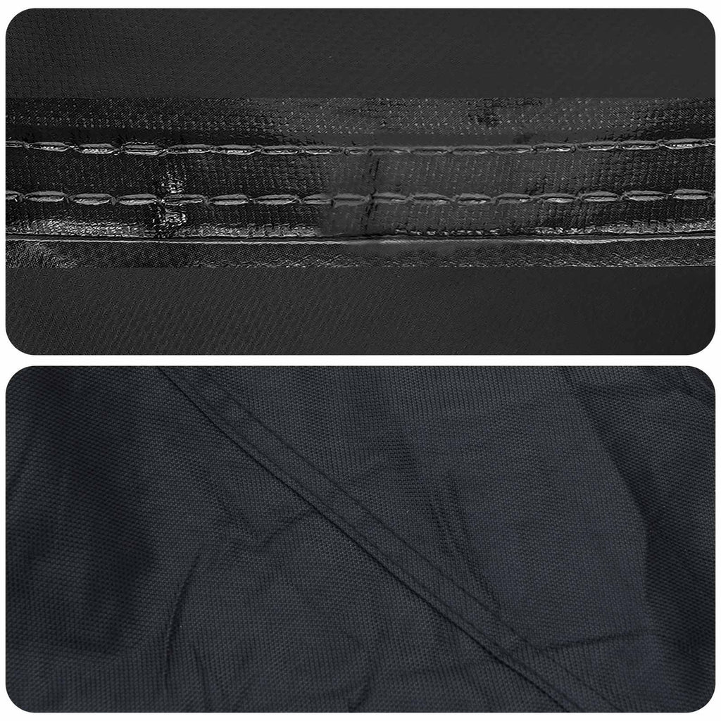 vidaXL Pokrowiec na meble 182 x 182 x 85 cm Tkanina Oxford 600D Czarny