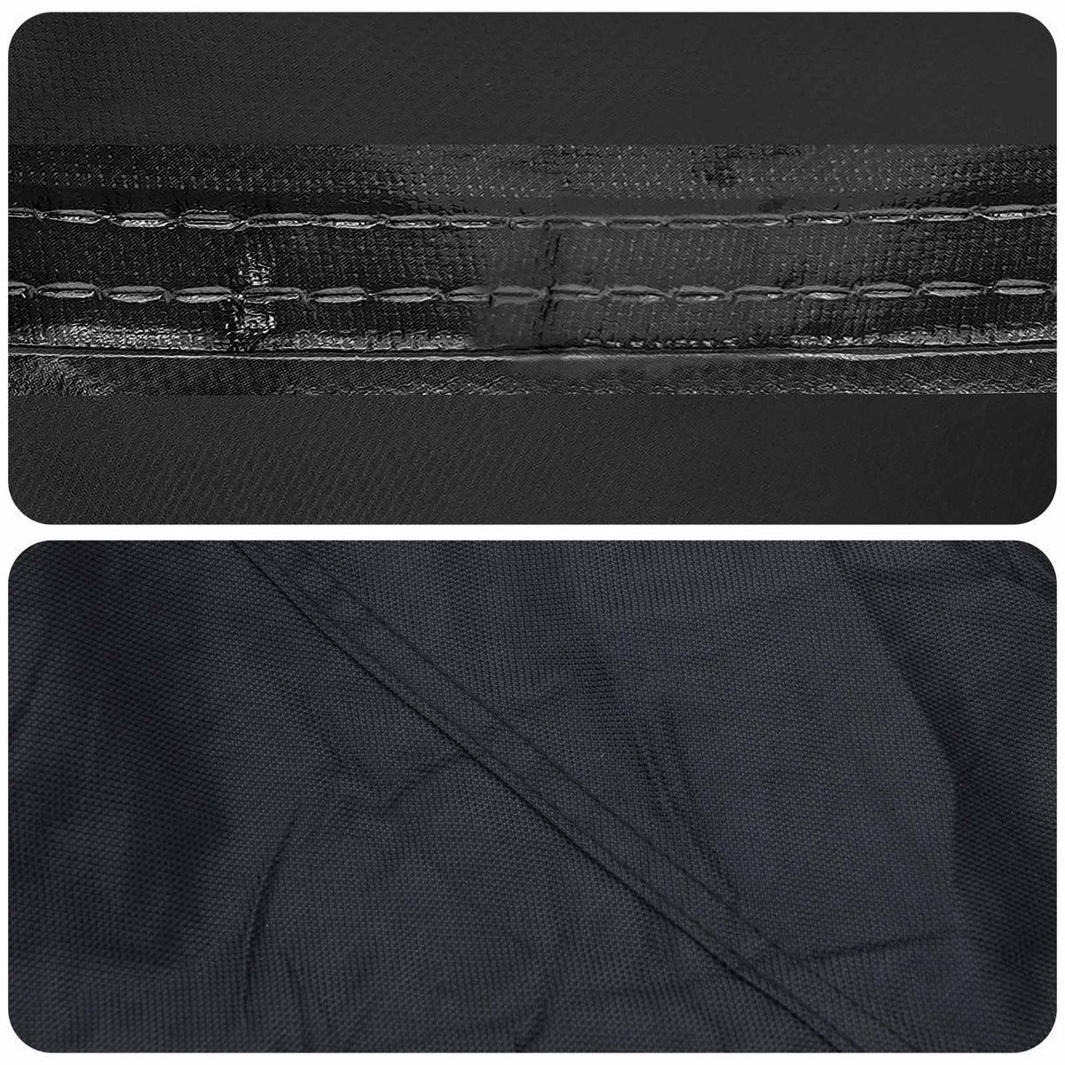 vidaXL Pokrowiec na meble 182 x 182 x 85 cm Tkanina Oxford 600D Czarny