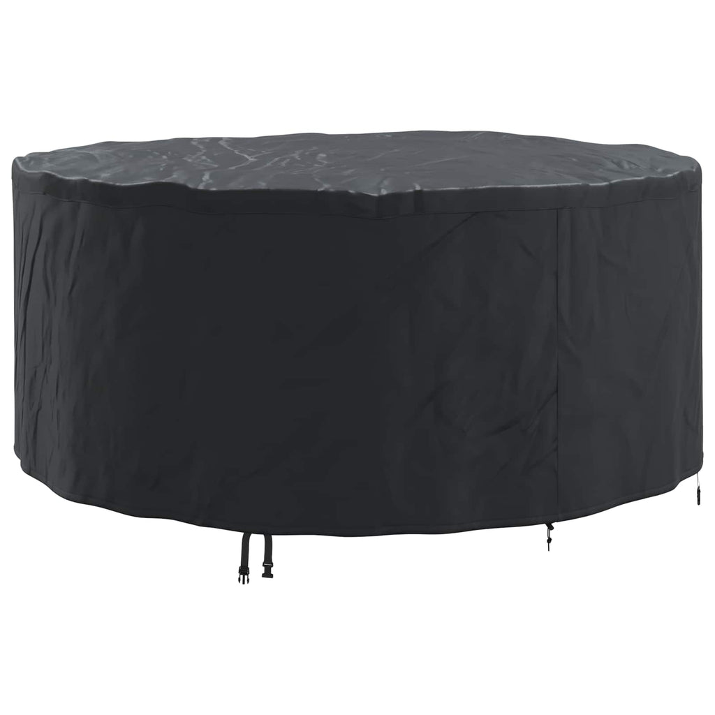 vidaXL Pokrowiec na meble Czarny 200 x 200 x 85 cm Tkanina Oxford 210D