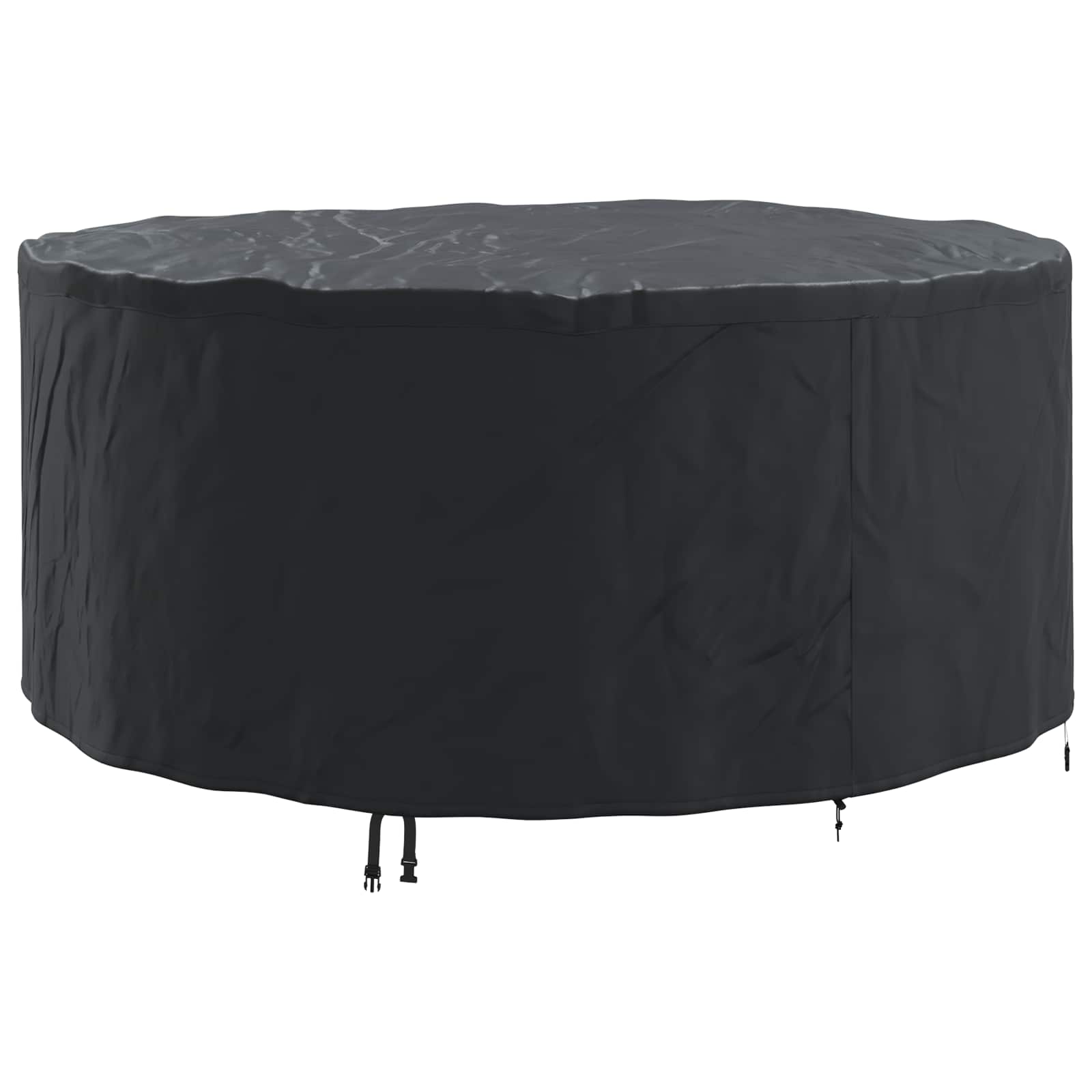vidaXL Pokrowiec na meble Czarny 200 x 200 x 85 cm Tkanina Oxford 210D