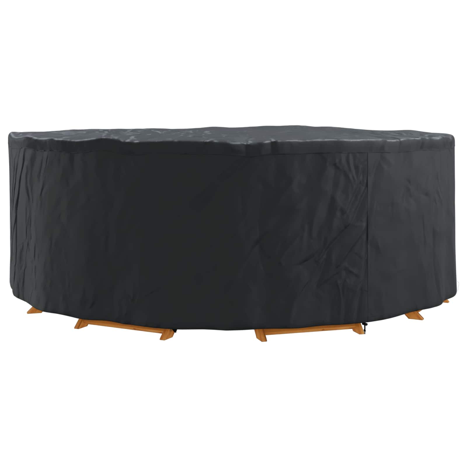 vidaXL Pokrowiec na meble Czarny 244 x 244 x 85 cm Tkanina Oxford 420D