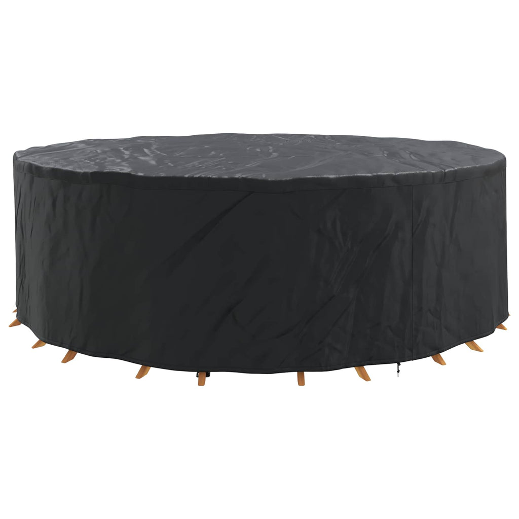 vidaXL Pokrowiec na meble Czarny 279 x 279 x 71 cm Tkanina Oxford 420D