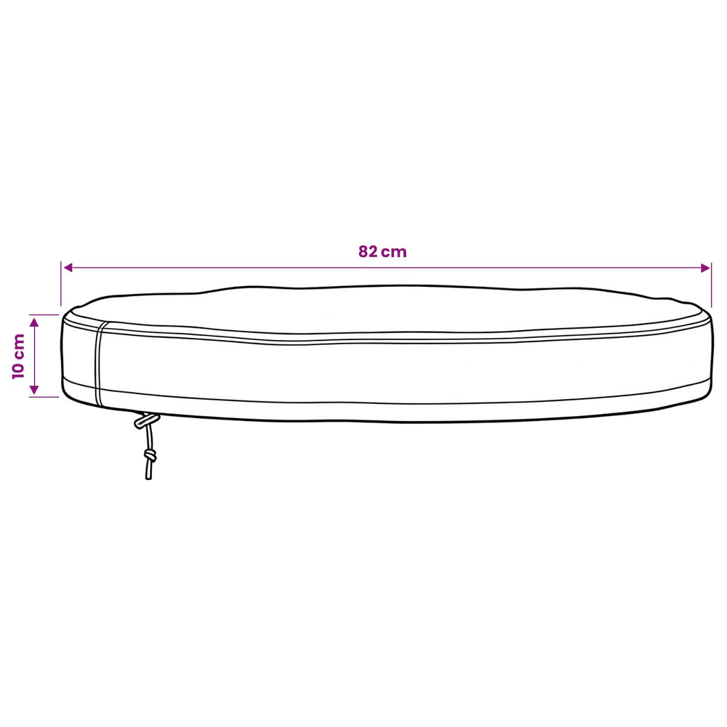 vidaXL Pokrowiec na stół na świeżym powietrzu 82 x 82 x 10 cm