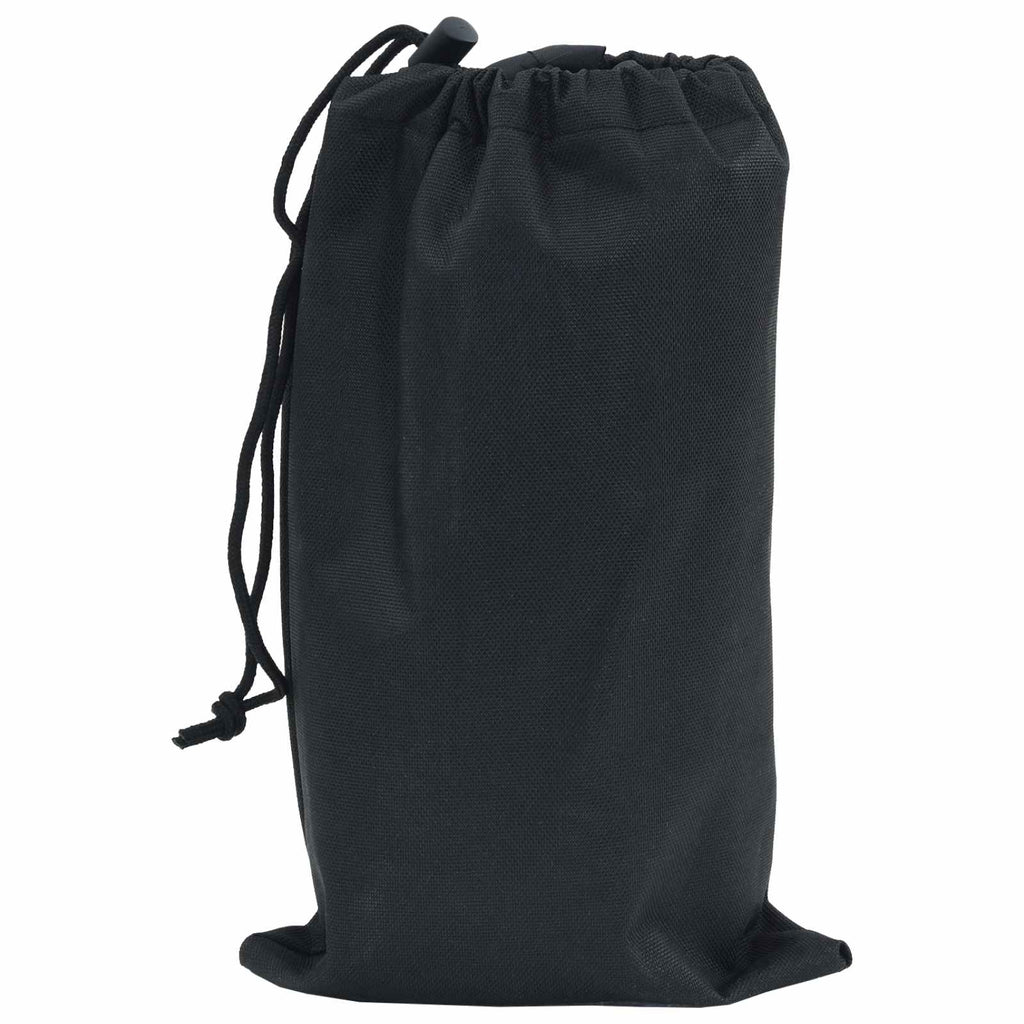 vidaXL Pokrowiec na Stół Gładki Czarny 122 x 72 x 15 cm tkanina