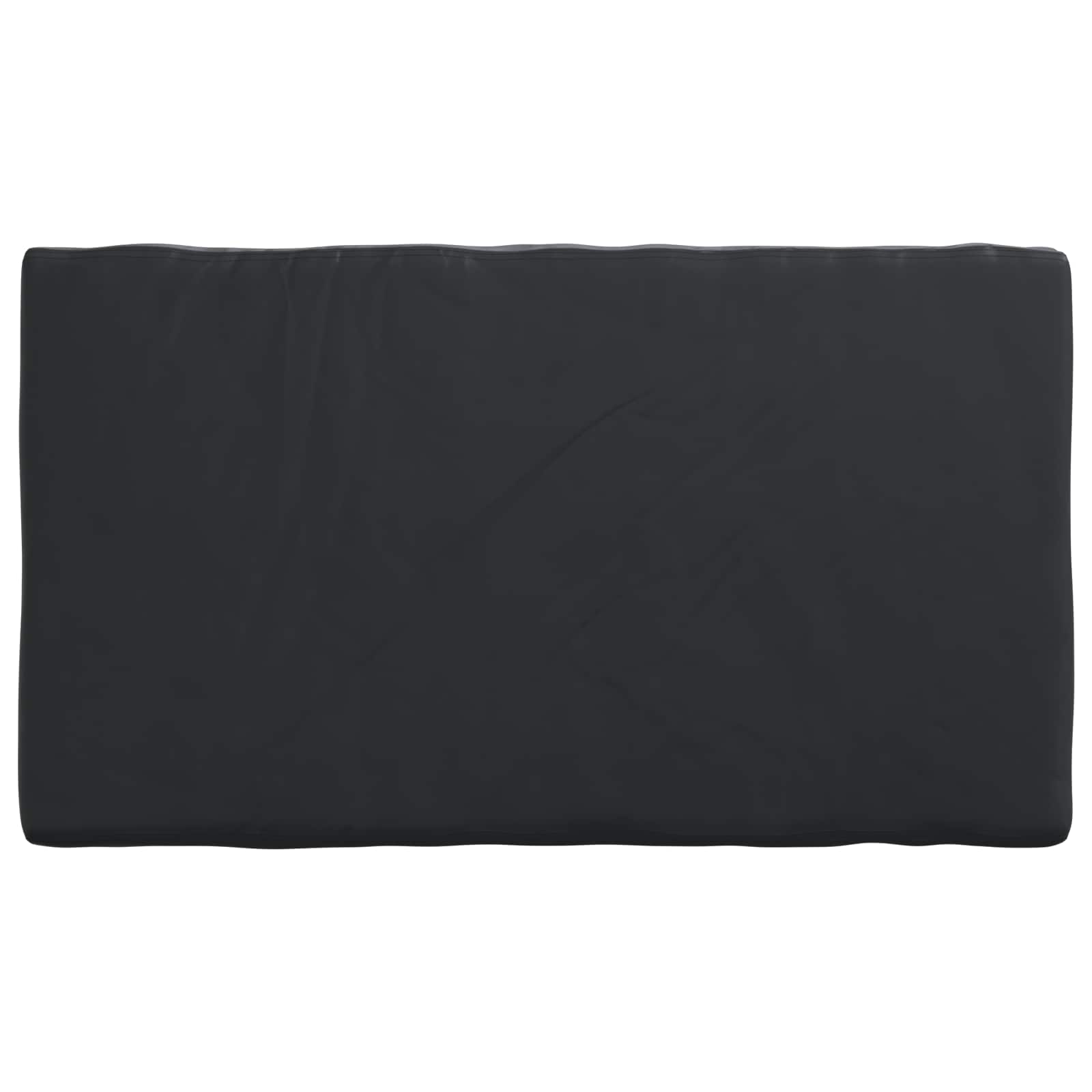 vidaXL Pokrowiec na Stół Gładki Czarny 122 x 72 x 15 cm tkanina