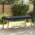 vidaXL Pokrowiec na Stół Gładki Czarny 162 x 92 x 15 cm tkanina