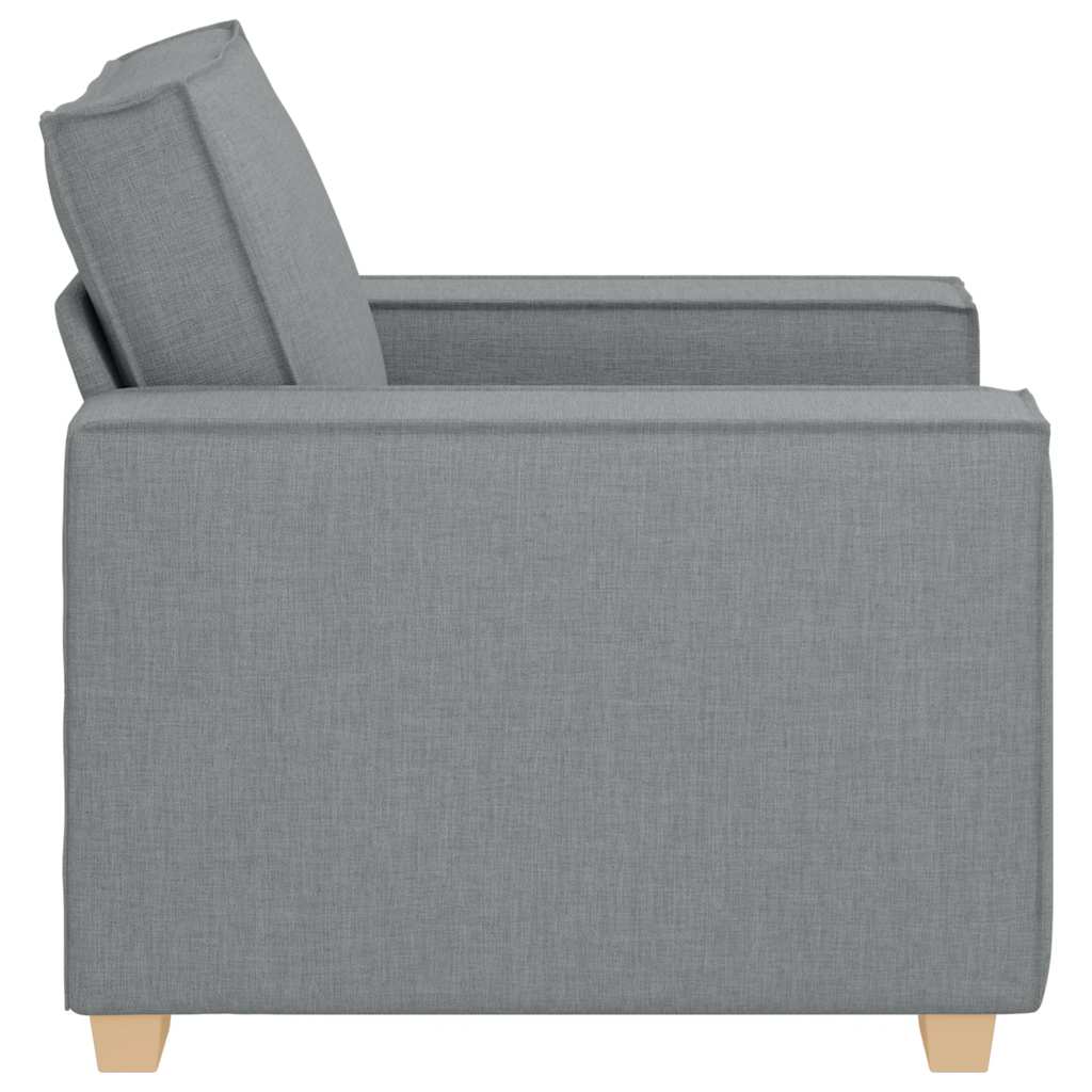 vidaXL Sofa Fotel Jasnoszary 100x78x84 cm Tkanina
