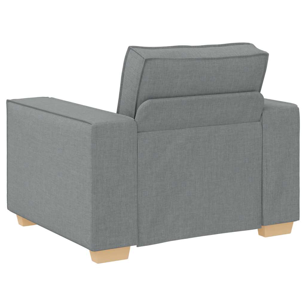 vidaXL Sofa Fotel Jasnoszary 100x78x84 cm Tkanina