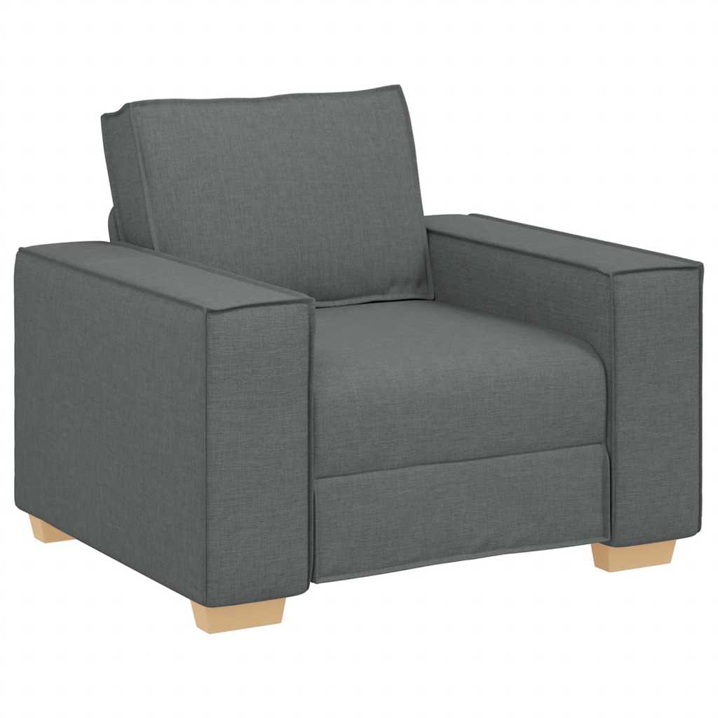 vidaXL Sofa Fotel Ciemnoszary 100x78x84 cm Tkanina