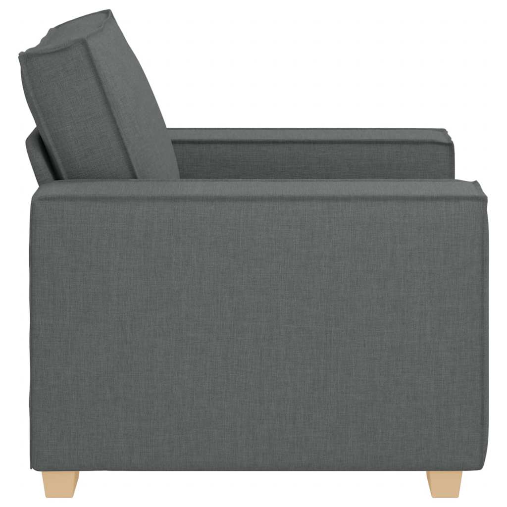vidaXL Sofa Fotel Ciemnoszary 100x78x84 cm Tkanina