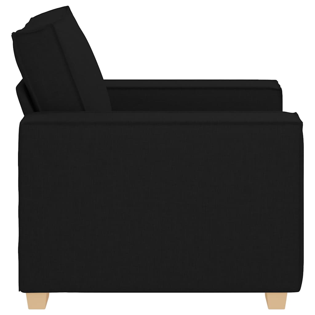 vidaXL Sofa Fotel Czarny 100x78x84 cm Tkanina