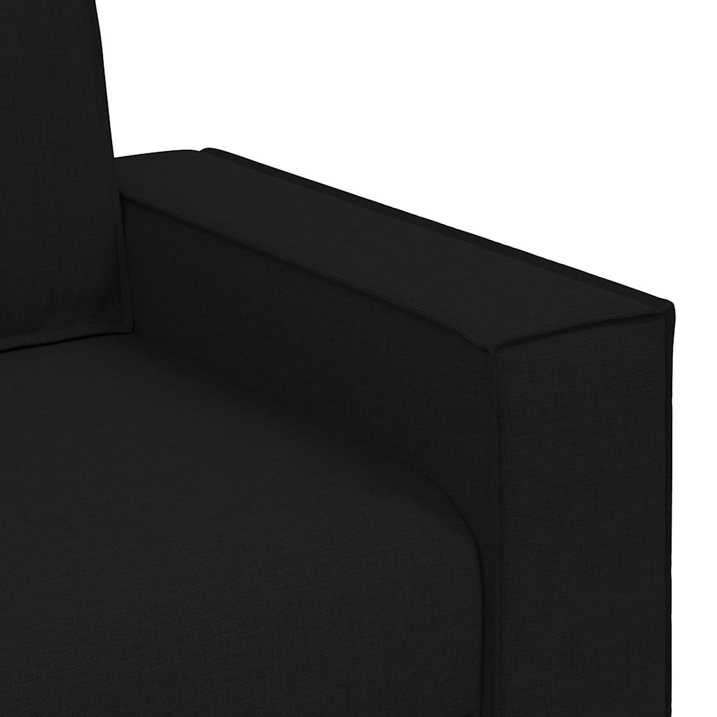 vidaXL Sofa Fotel Czarny 100x78x84 cm Tkanina