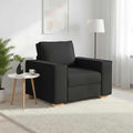 vidaXL Sofa Fotel Czarny 100x78x84 cm Tkanina