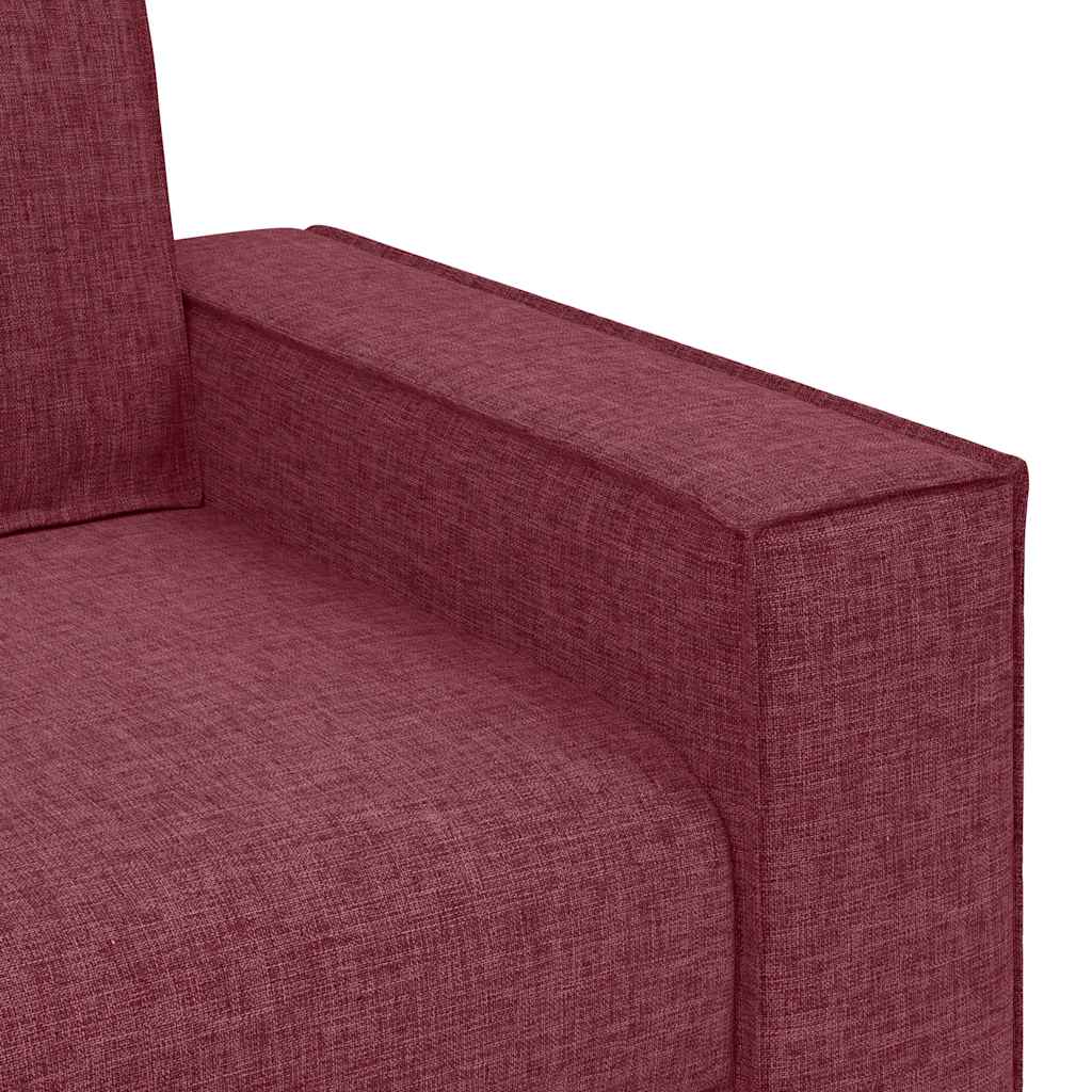 vidaXL Sofa Fotel Wino Czerwone 100x78x84 cm Tkanina