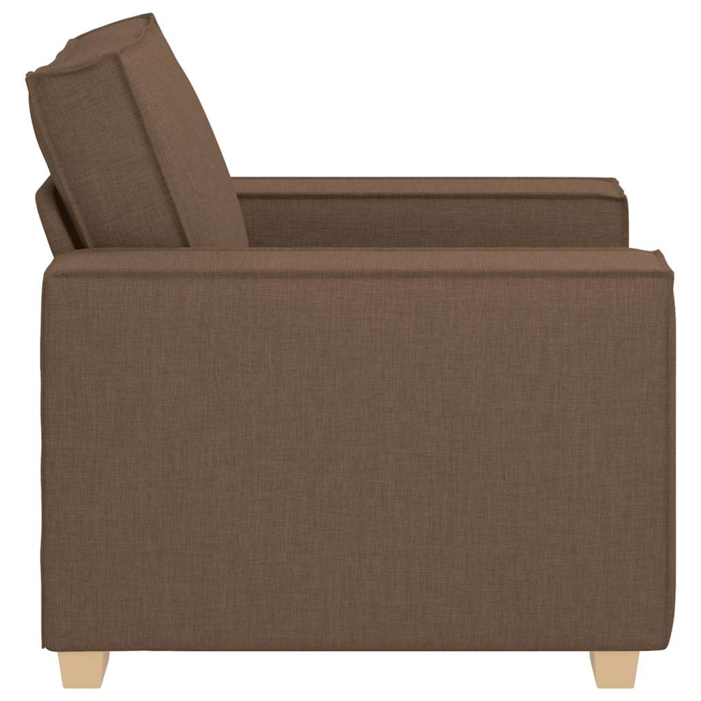 vidaXL Sofa Fotel Brązowy 100x78x84 cm Tkanina