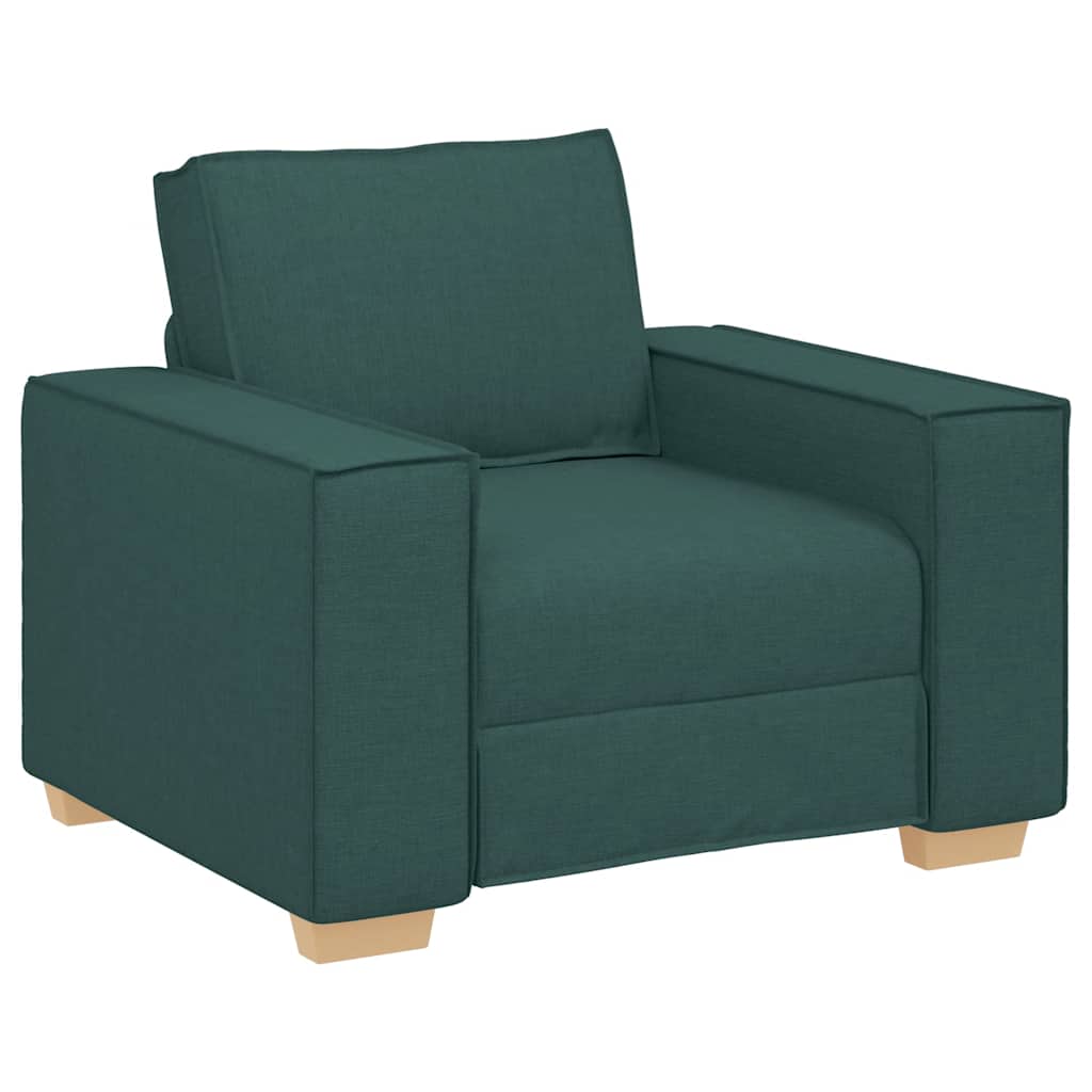 vidaXL Sofa Fotel Ciemnozielony 100x78x84 cm Tkanina