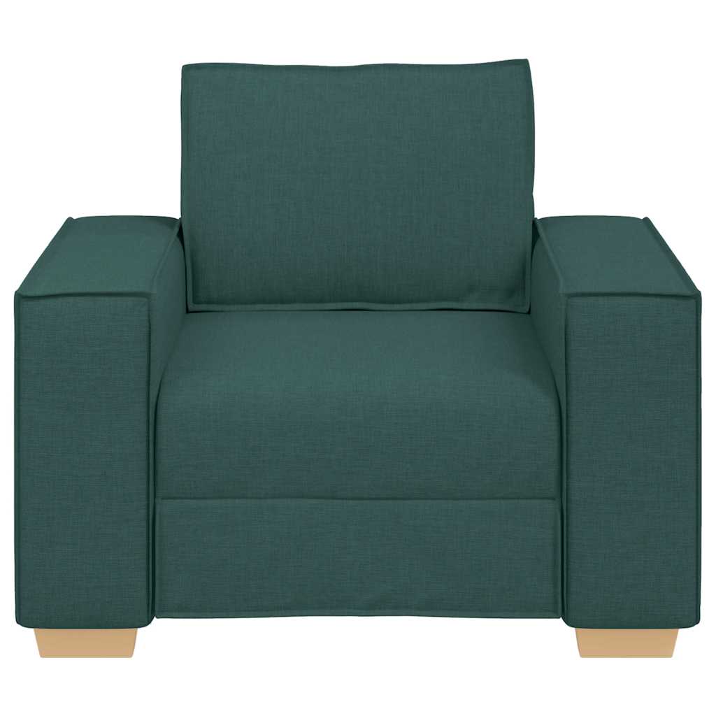 vidaXL Sofa Fotel Ciemnozielony 100x78x84 cm Tkanina