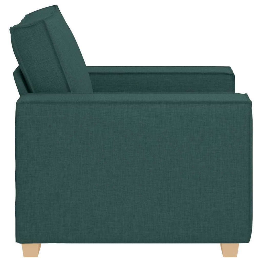 vidaXL Sofa Fotel Ciemnozielony 100x78x84 cm Tkanina