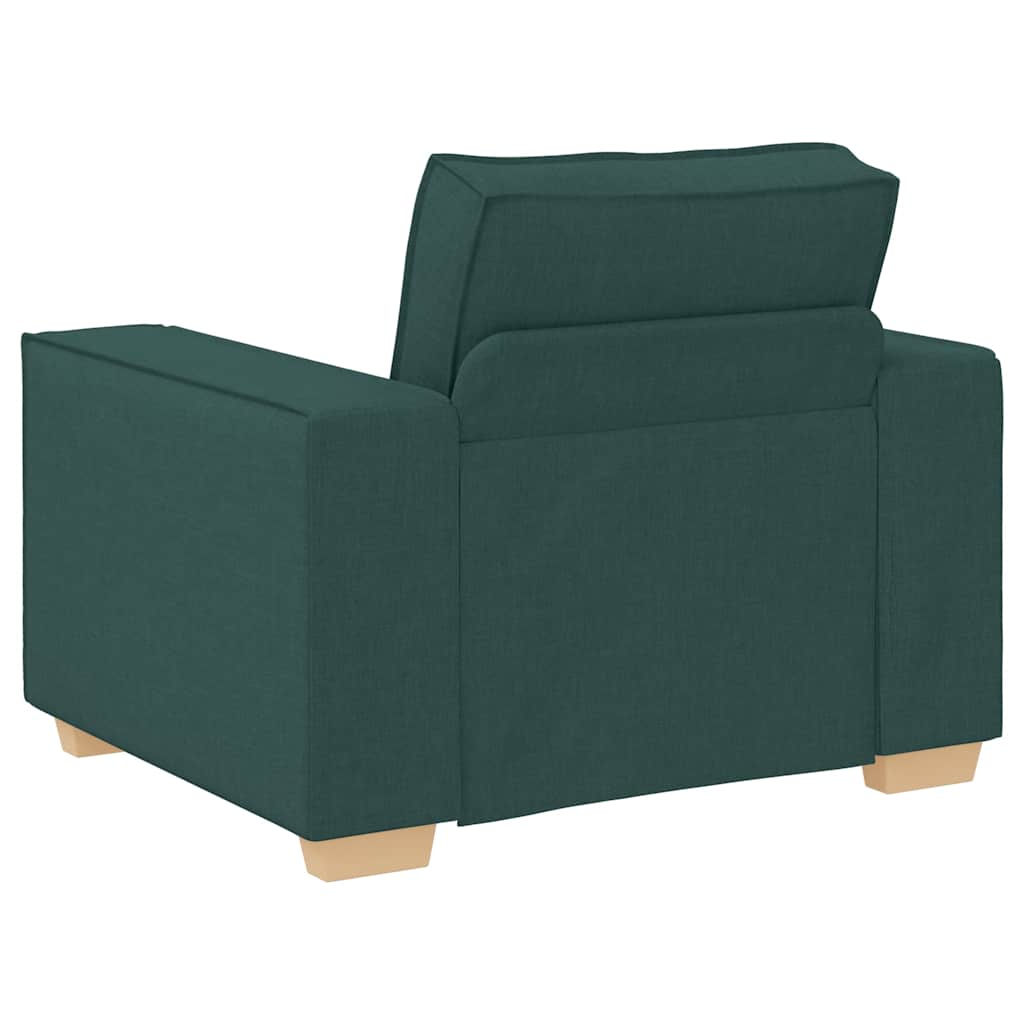 vidaXL Sofa Fotel Ciemnozielony 100x78x84 cm Tkanina