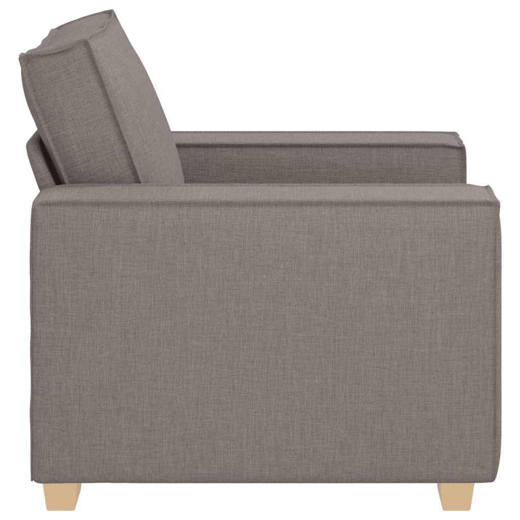 vidaXL Sofa Fotel Taupe 100x78x84 cm Tkanina