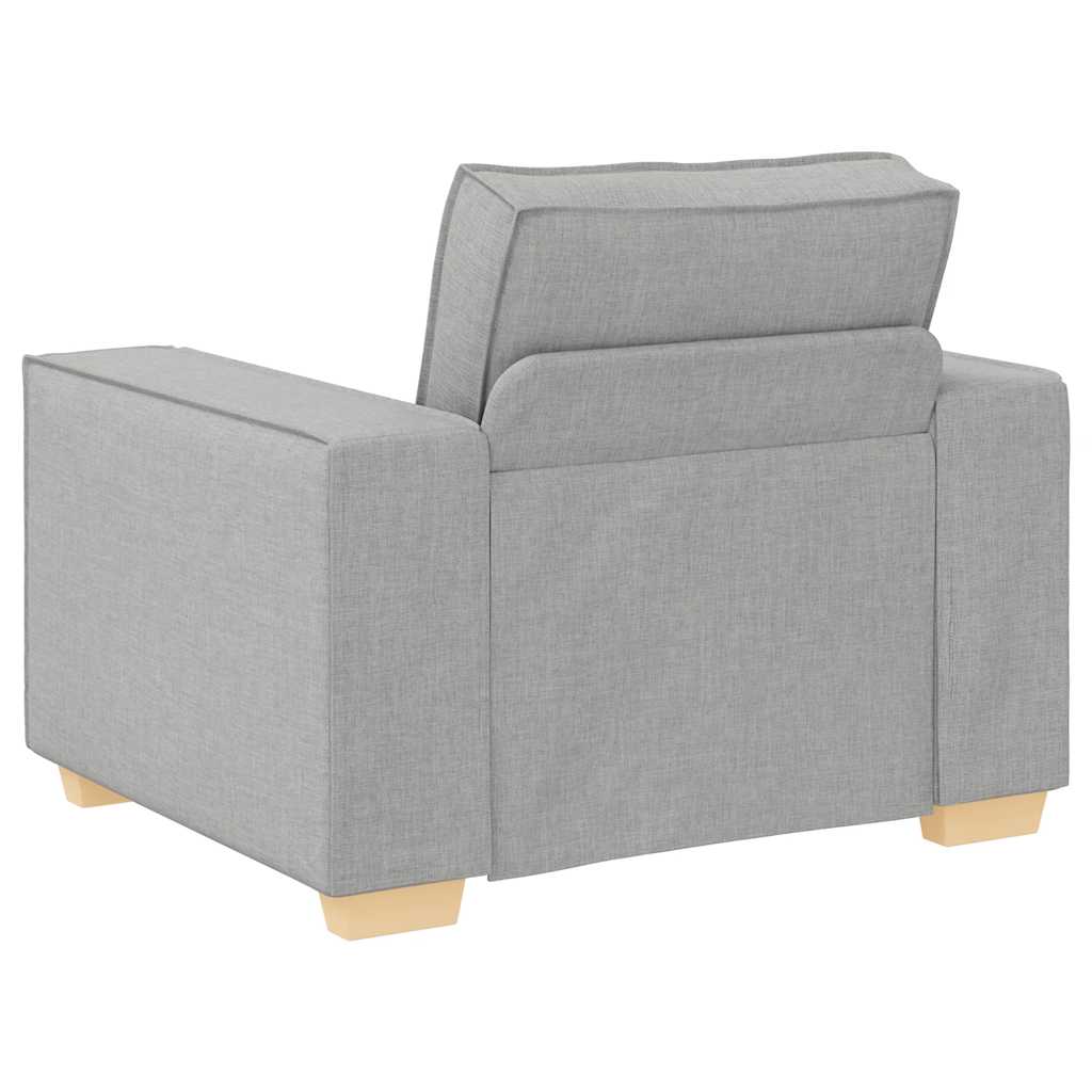 vidaXL Sofa Fotel Cloud Grey 100x78x84 cm Tkanina