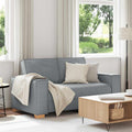vidaXL Sofa 2-osobowa Jasnoszara 160x78x84 cm Tkanina