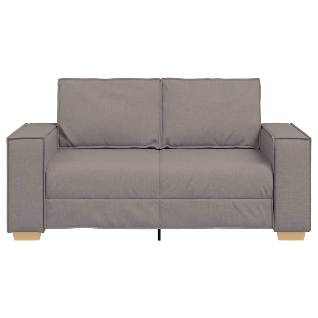 vidaXL Sofa 2-osobowa Taupe 160x78x84 cm Tkanina