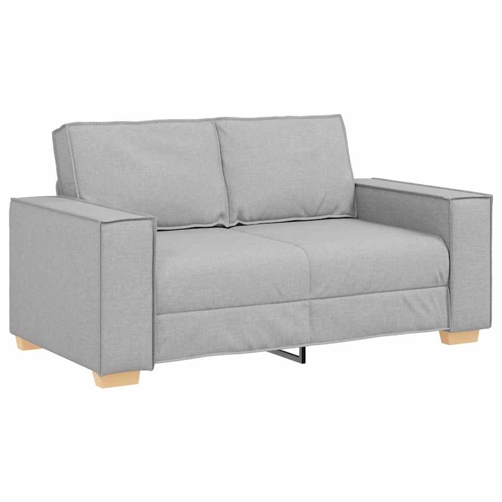 vidaXL Sofa 2-osobowa Cloud Grey 160x78x84 cm Tkanina