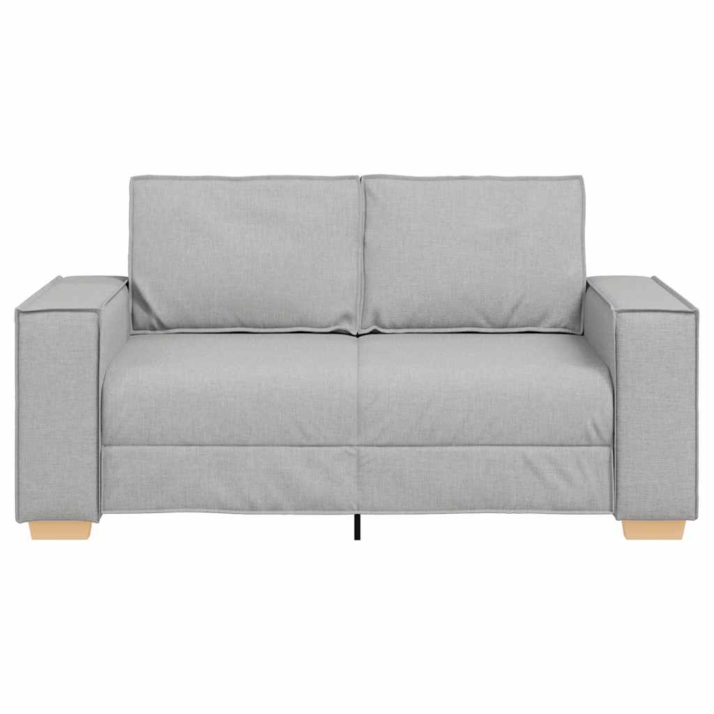 vidaXL Sofa 2-osobowa Cloud Grey 160x78x84 cm Tkanina