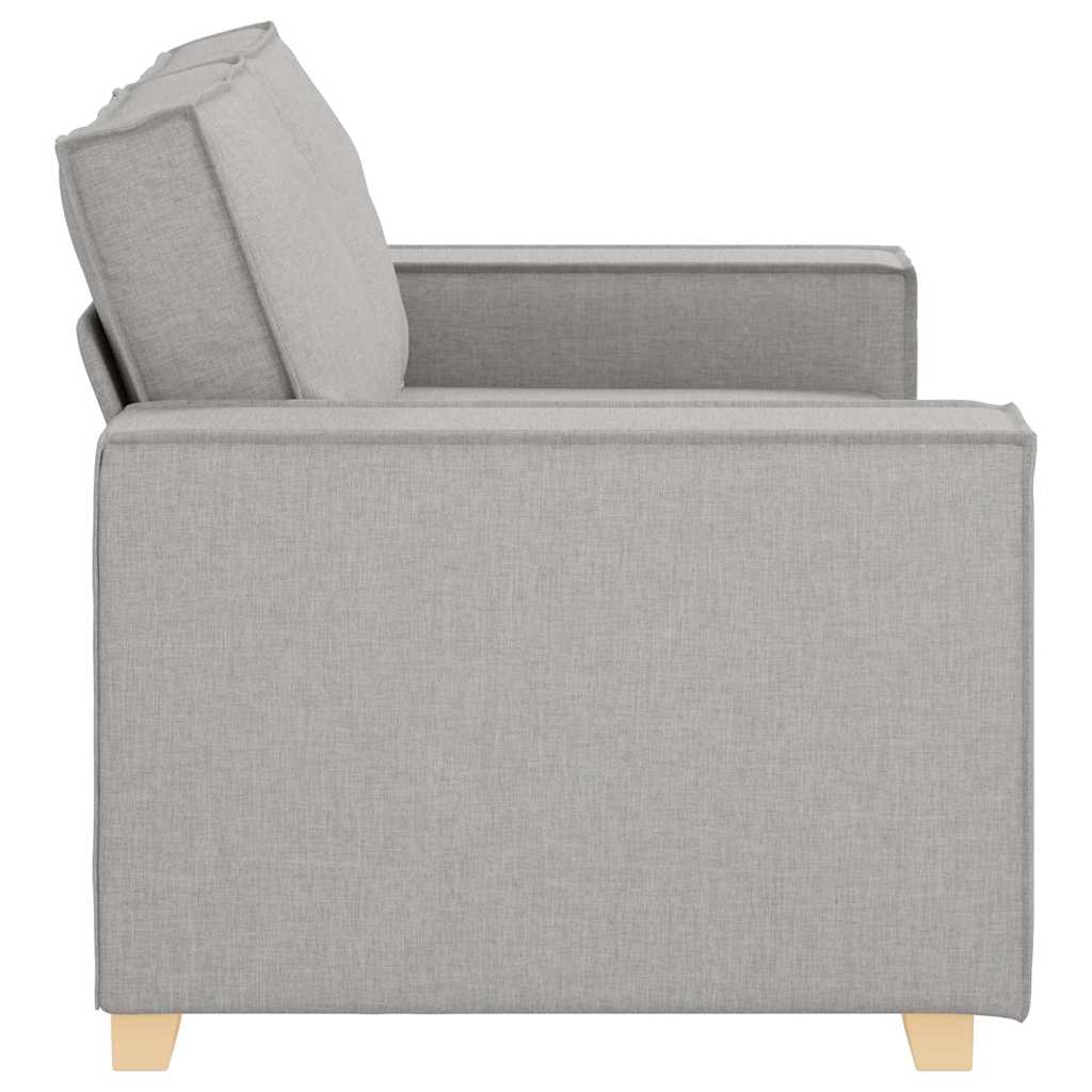 vidaXL Sofa 2-osobowa Cloud Grey 160x78x84 cm Tkanina