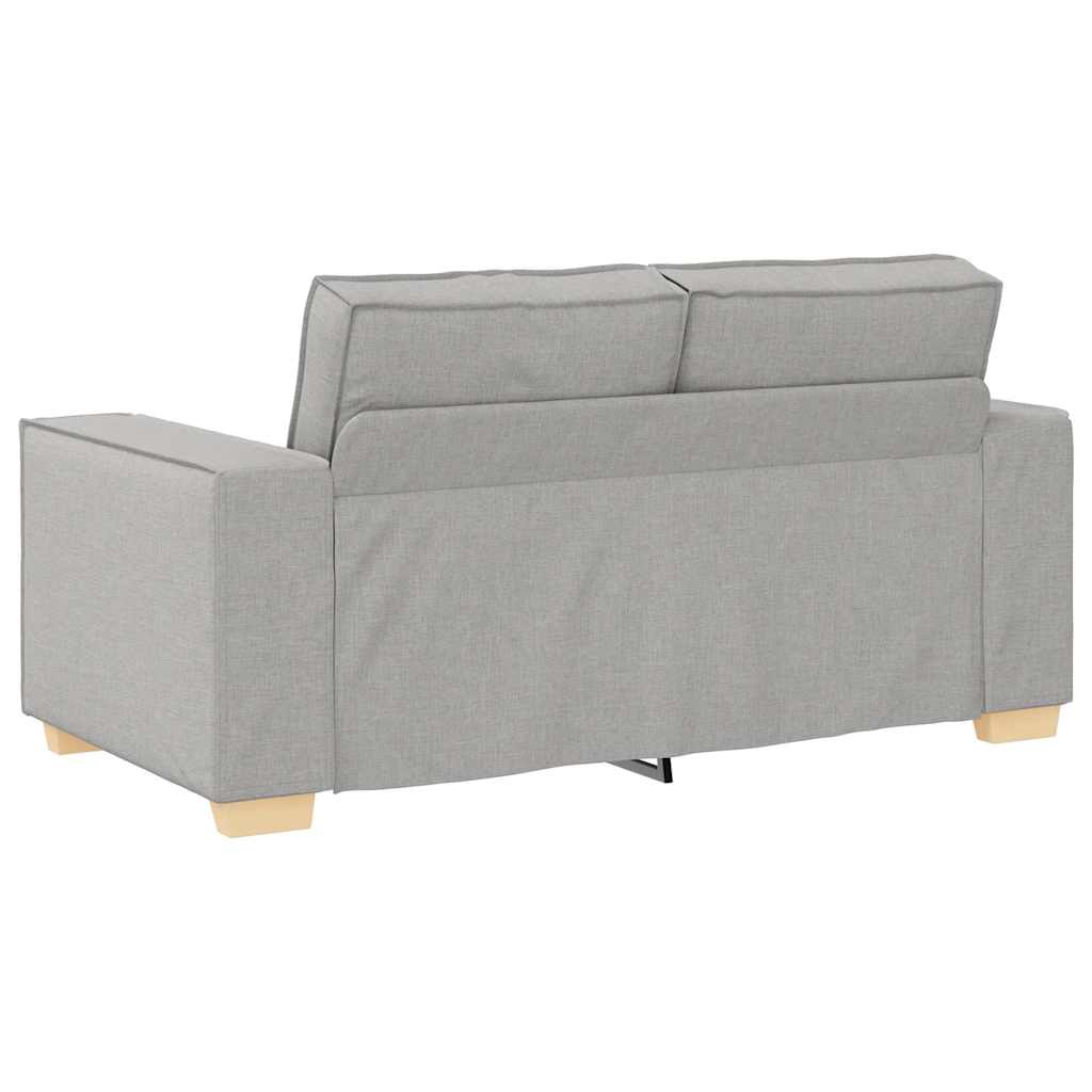 vidaXL Sofa 2-osobowa Cloud Grey 160x78x84 cm Tkanina
