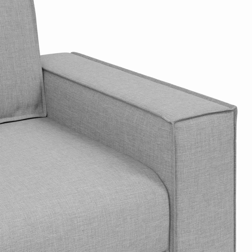 vidaXL Sofa 2-osobowa Cloud Grey 160x78x84 cm Tkanina