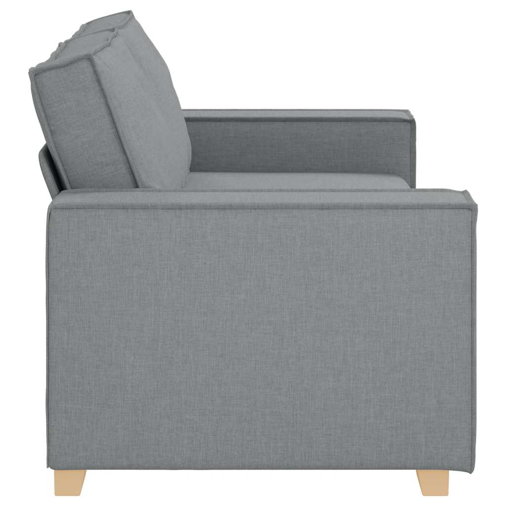 vidaXL Sofa 2-osobowa Jasnoszara 180x78x84 cm Tkanina