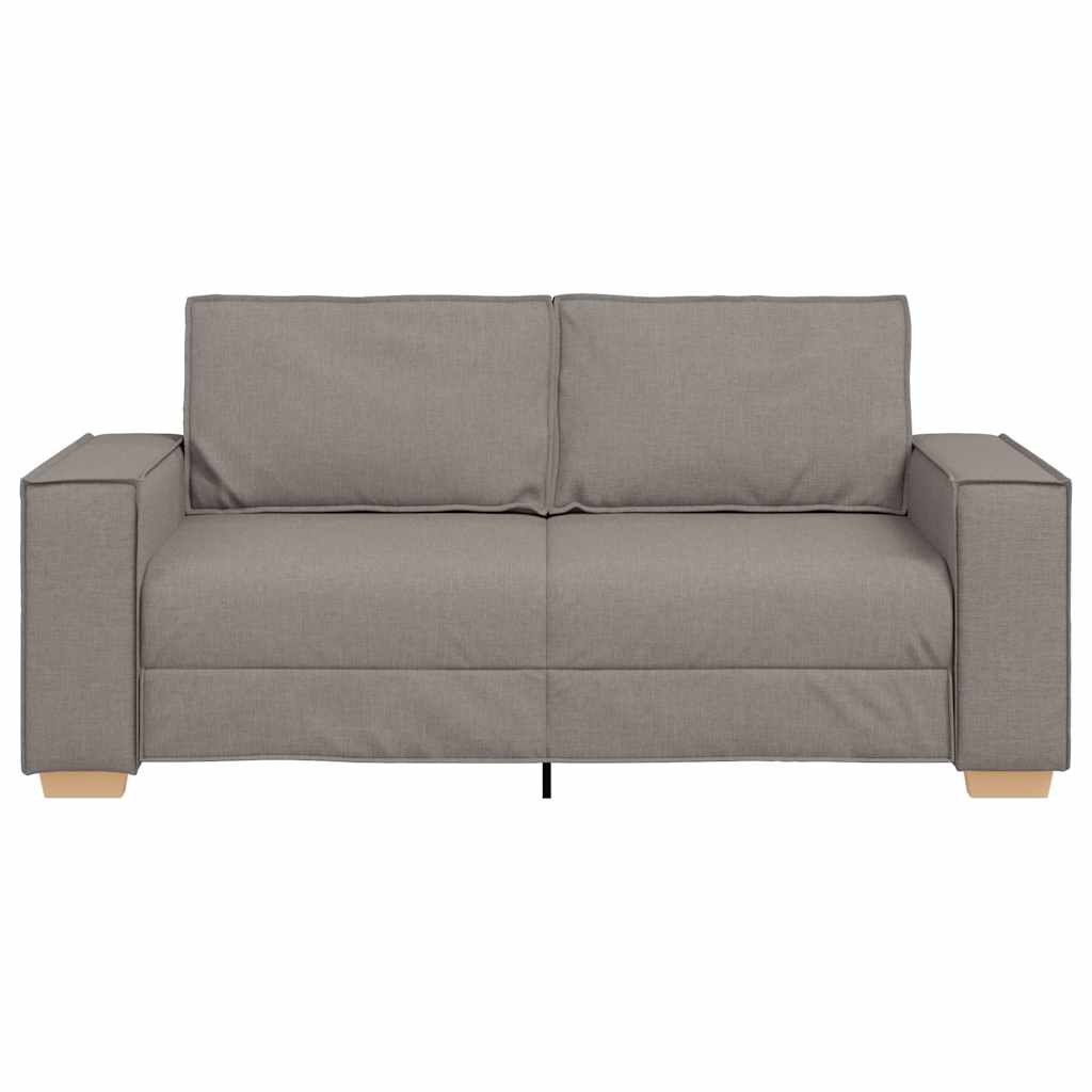 vidaXL Sofa 2-osobowa Taupe 180x78x84 cm Tkanina