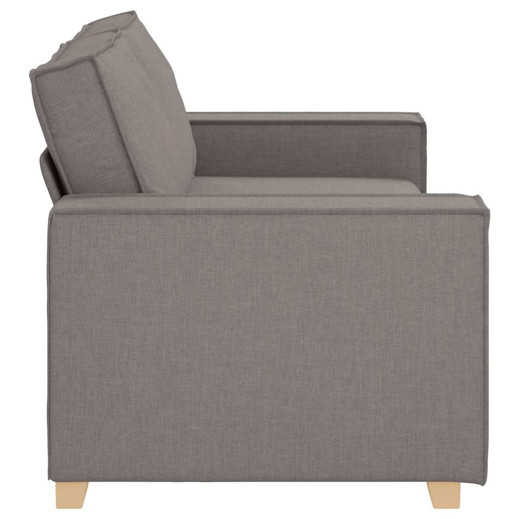 vidaXL Sofa 2-osobowa Taupe 180x78x84 cm Tkanina