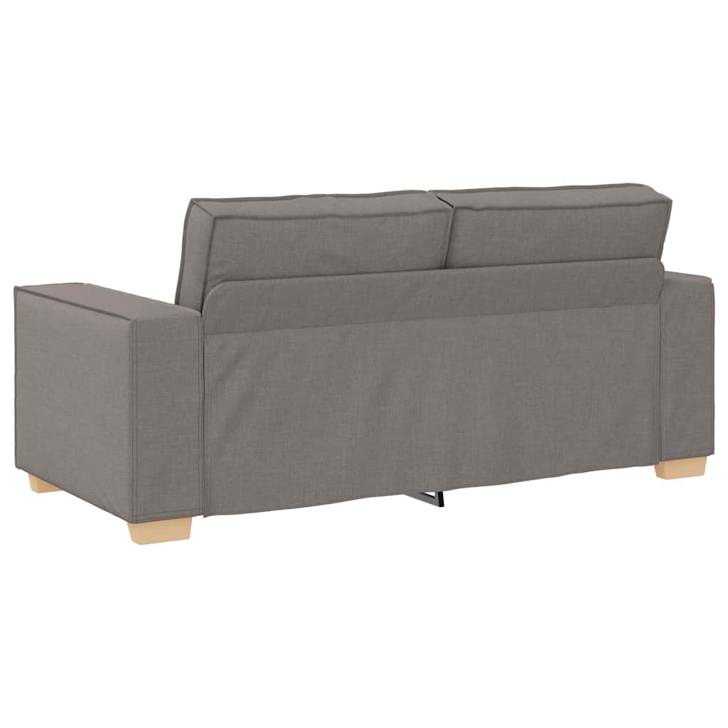 vidaXL Sofa 2-osobowa Taupe 180x78x84 cm Tkanina
