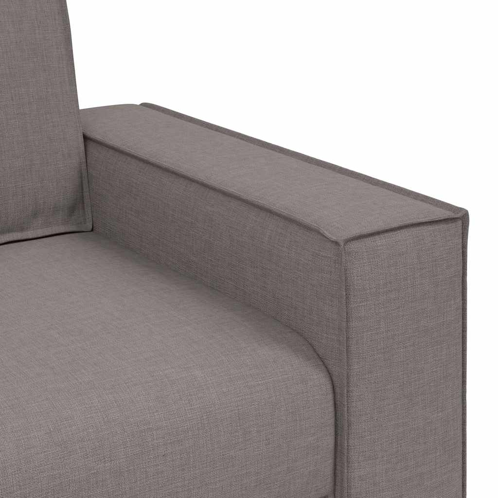 vidaXL Sofa 2-osobowa Taupe 180x78x84 cm Tkanina