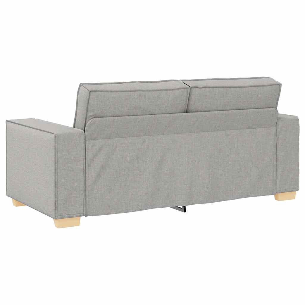 vidaXL Sofa 2-osobowa Cloud Grey 180x78x84 cm Tkanina