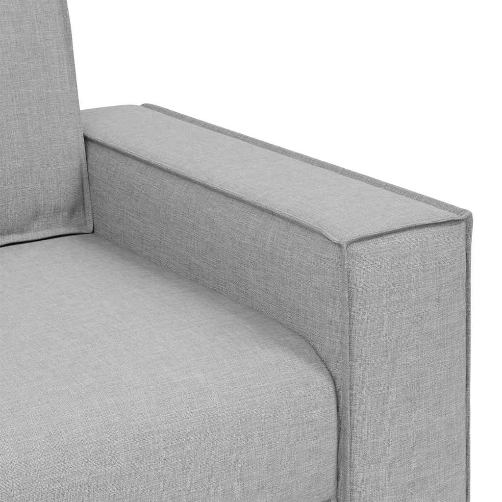 vidaXL Sofa 2-osobowa Cloud Grey 180x78x84 cm Tkanina