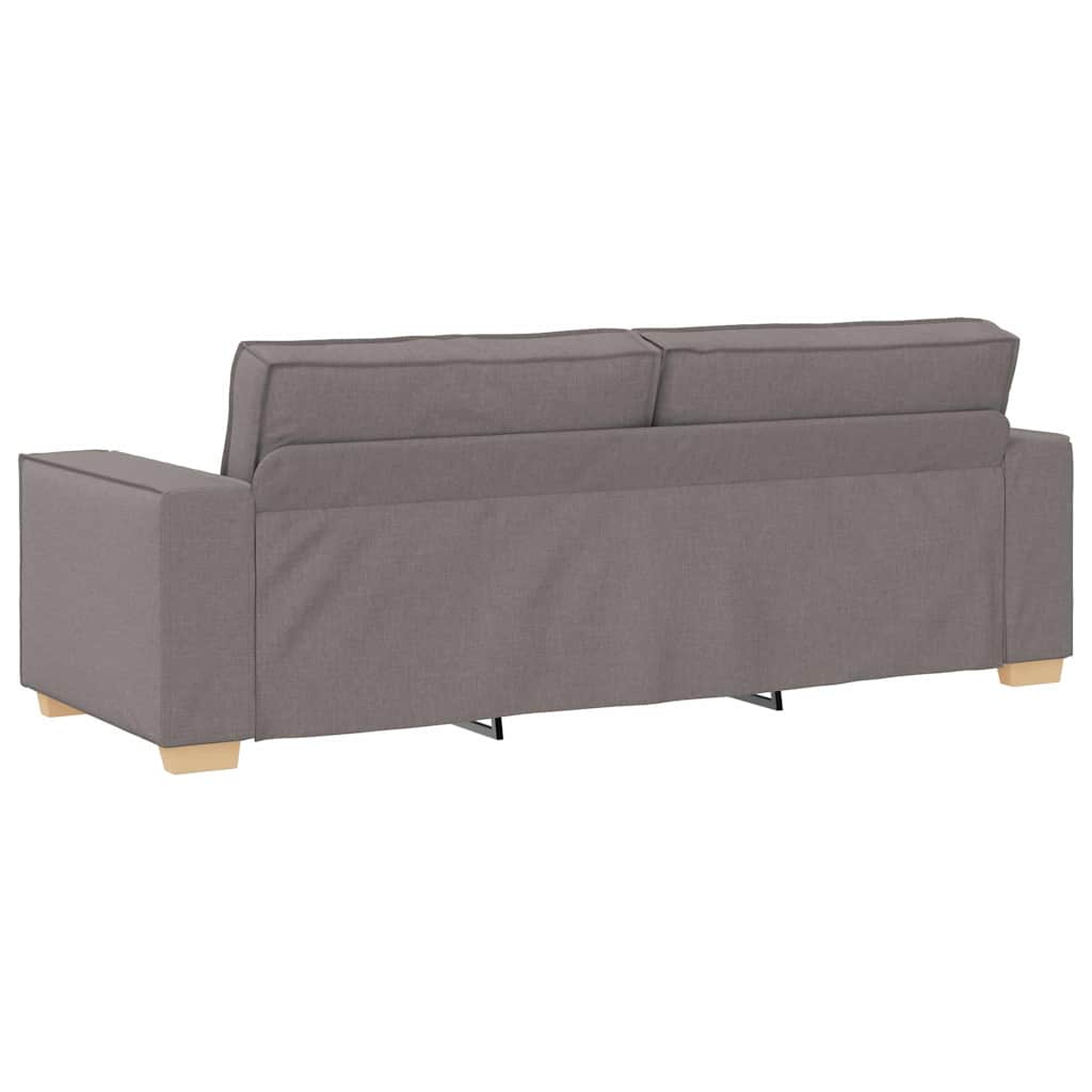 vidaXL Sofa 3-osobowa Ciemnoszary 220 cm tkanina