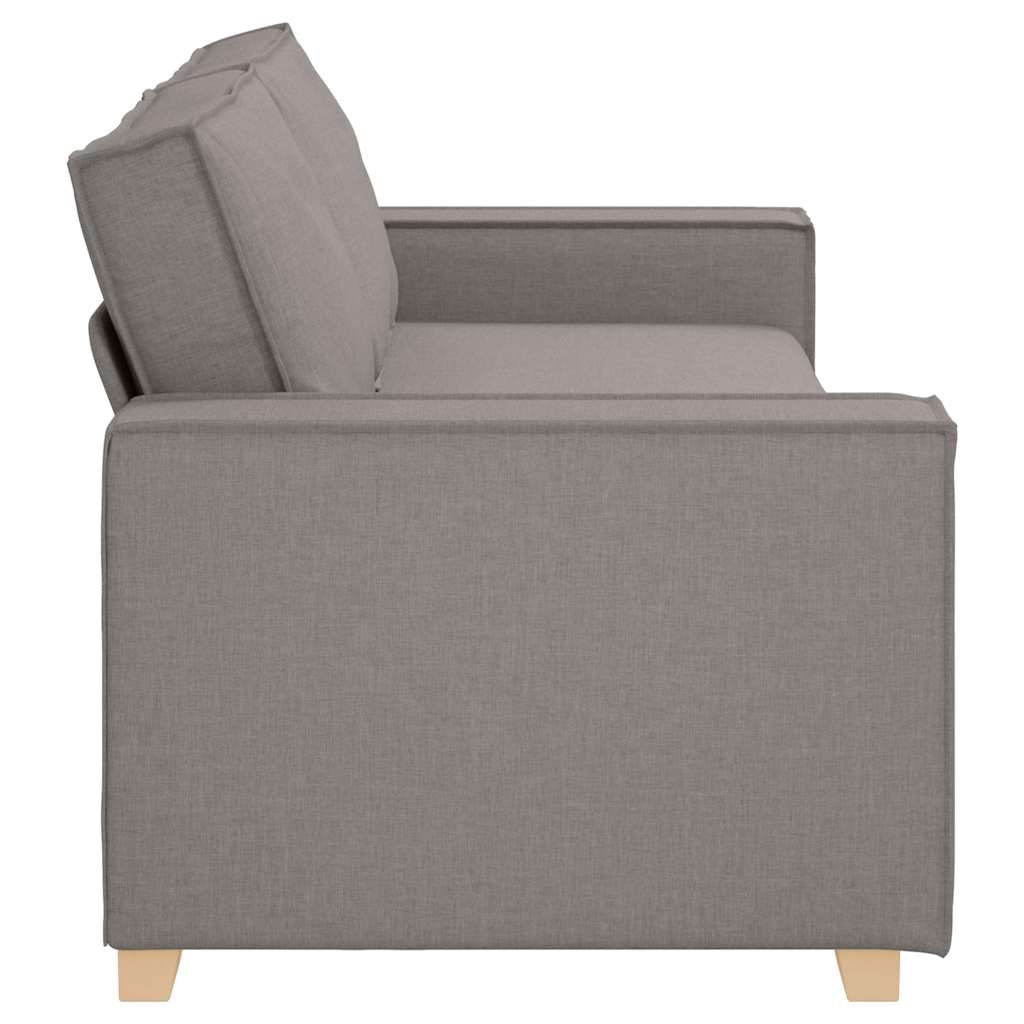 vidaXL Sofa 3-osobowa Ciemnoszary 220 cm tkanina