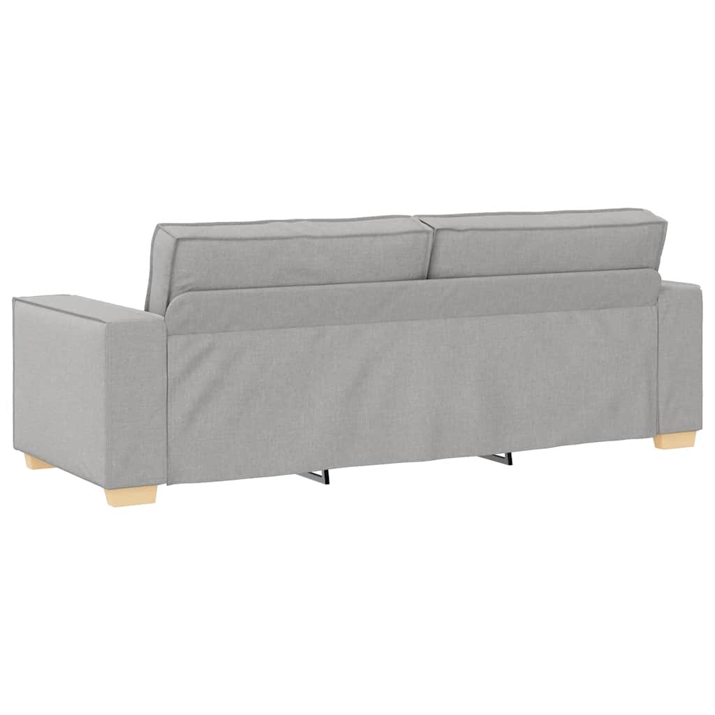 vidaXL Sofa 3-osobowa Cloud Grey 220x78x84 cm Tkanina