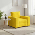 vidaXL Sofa Fotel Żółty 100x78x84 cm Aksamit