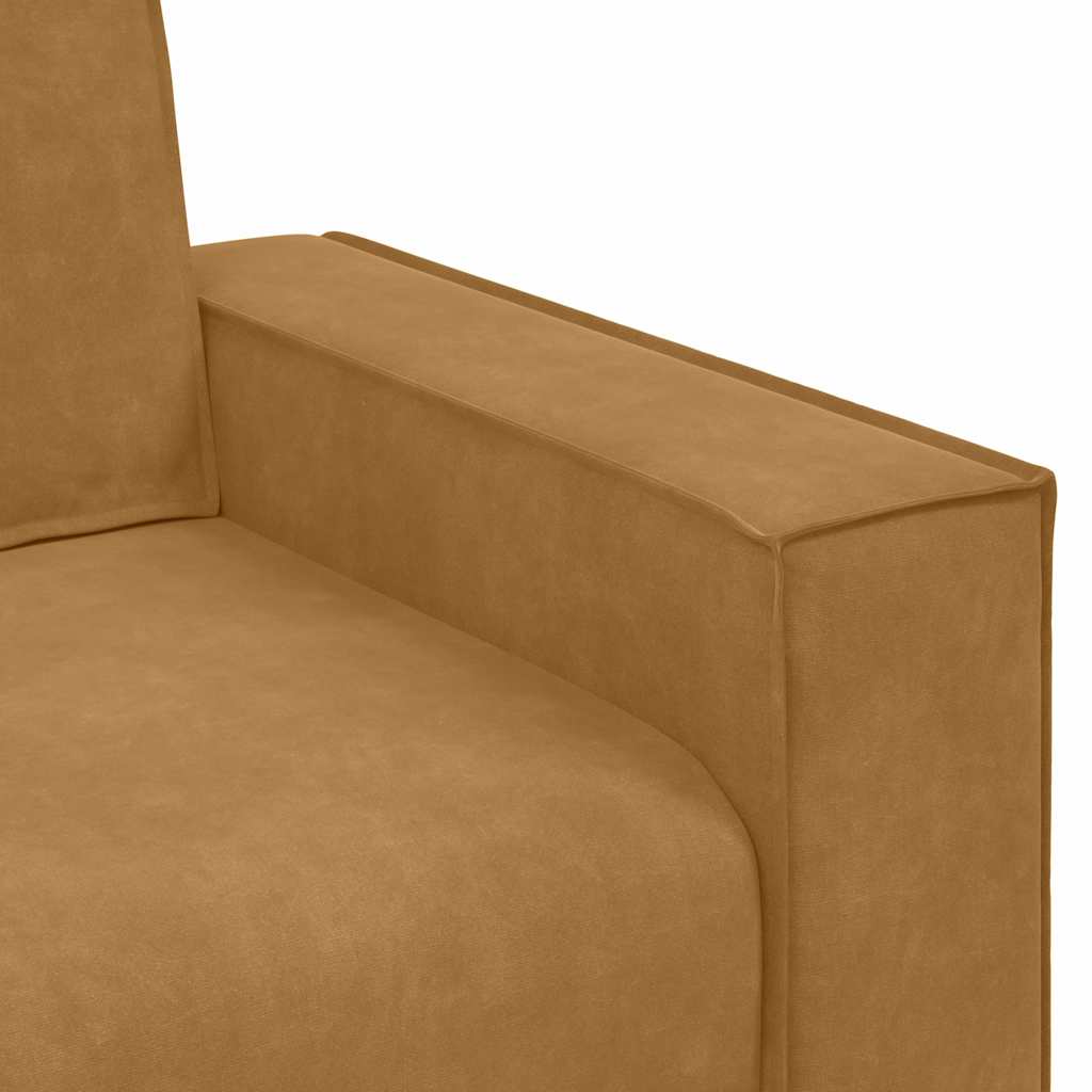 vidaXL Sofa Fotel Brązowy 100x78x84 cm Aksamit