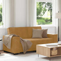 vidaXL Sofa 2-osobowa, brązowa, 180x78x84 cm, tapicerowana aksamitem