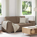 vidaXL Sofa dwuosobowa Cappuccino 180 cm Skóra ekologiczna