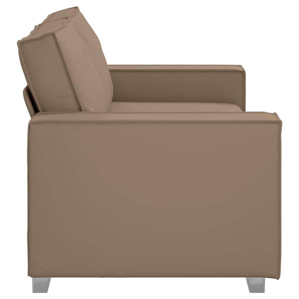 vidaXL Sofa dwuosobowa Cappuccino 180 cm Skóra ekologiczna
