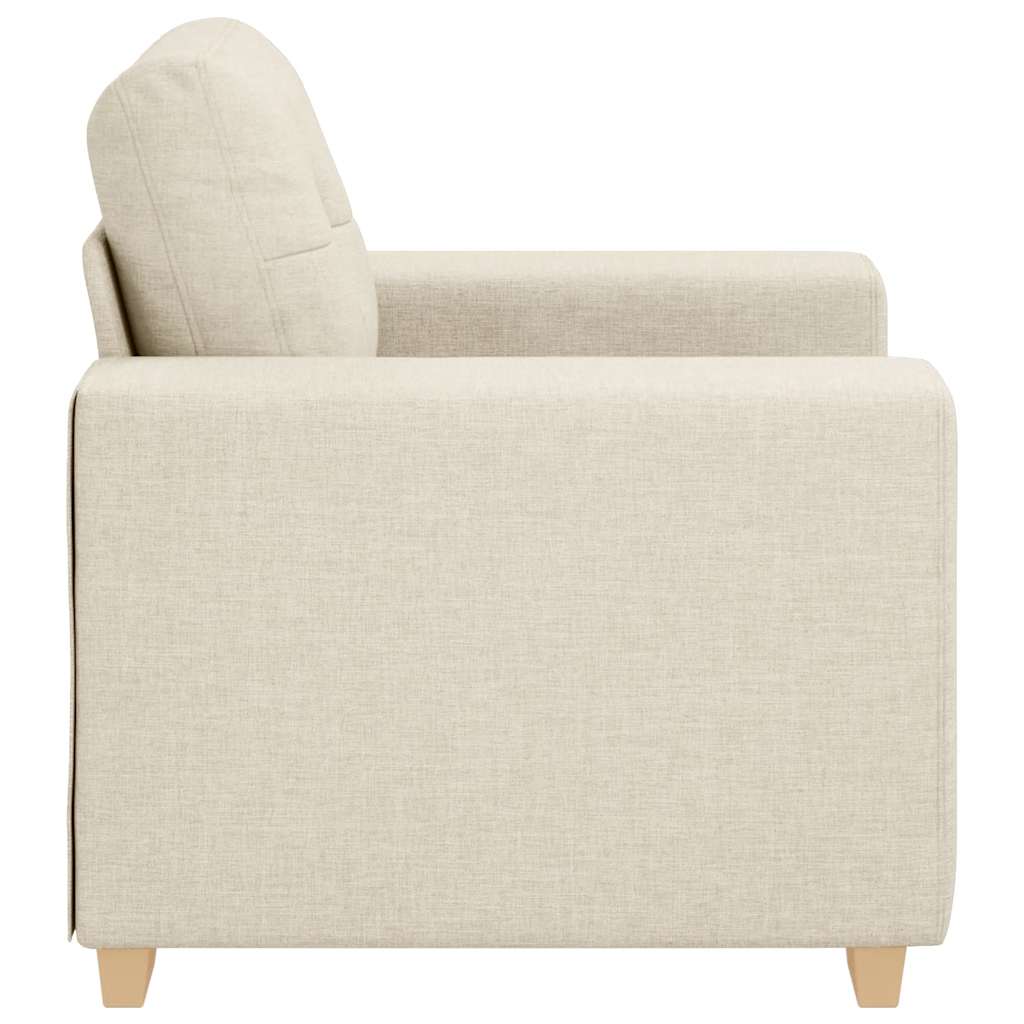 vidaXL Fotel obity lnem 100x78x80 cm