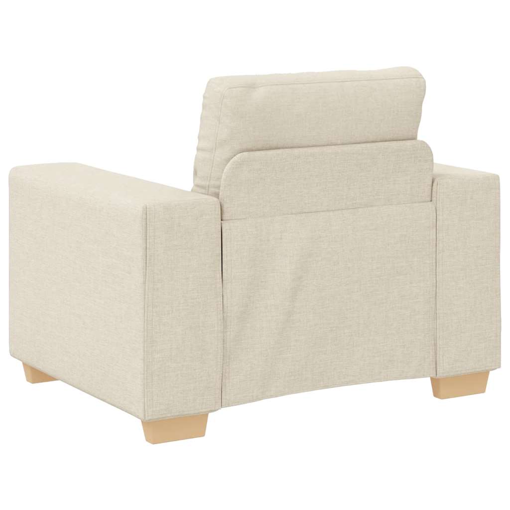 vidaXL Fotel obity lnem 100x78x80 cm