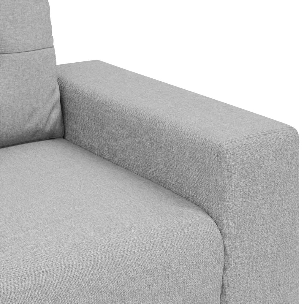 vidaXL Sofa dwuosobowa Szary chmur 160 cm tkanina